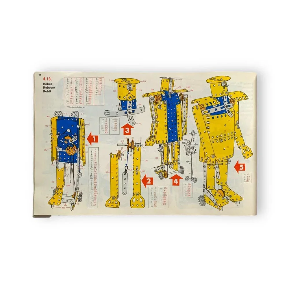 Vintage MECCANO Book of Models: Sets 2/3/4, 5/6 - 1973 - Picture 7 of 12